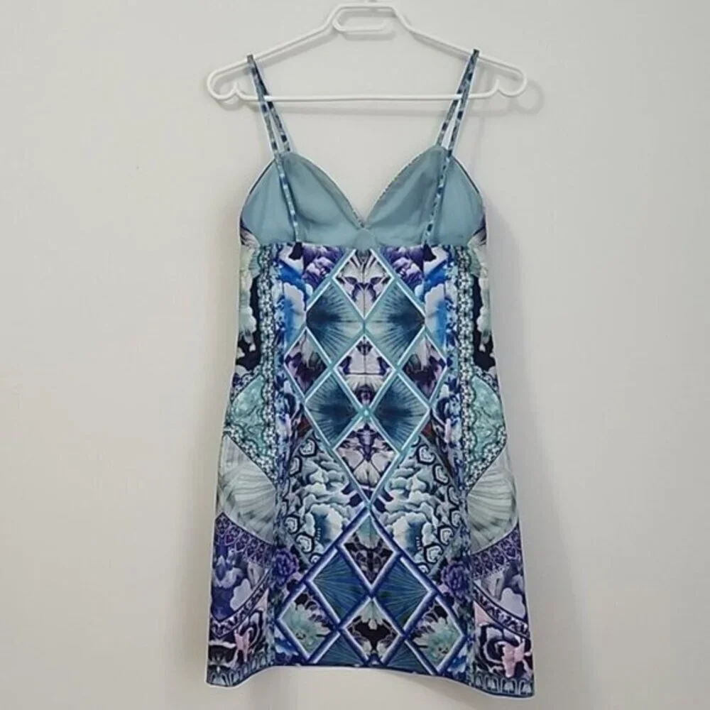 CAMILLA The Blue Market V Neck Fitted Dress Size XS b49 - Picture 5 of 16